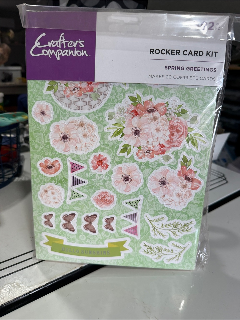Crafters Companion Spring Greetings Rocker Card Kit